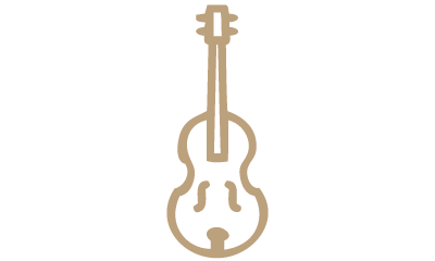 icon of a single violin